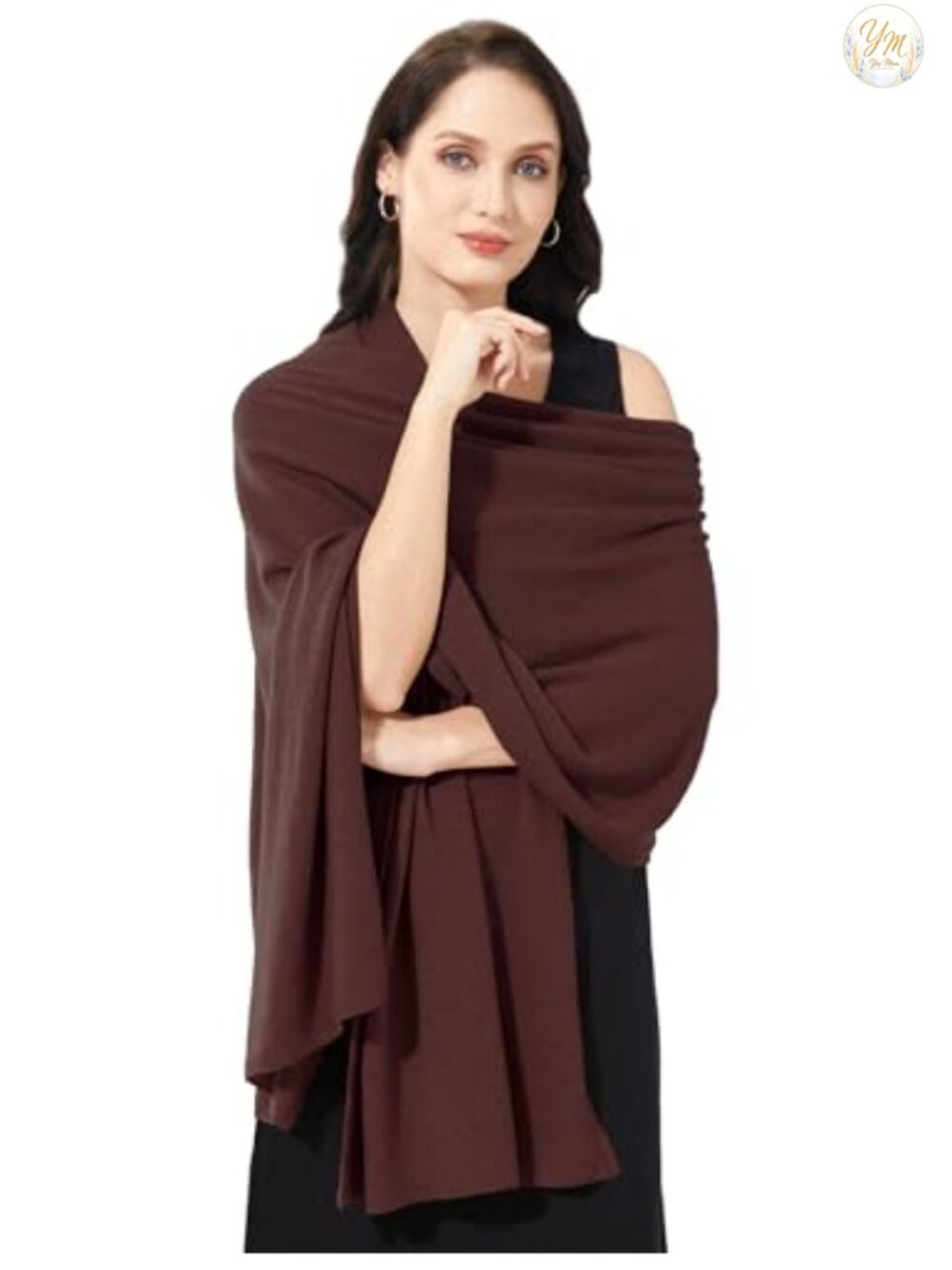Extra Large Cashmere Blend Wrap Shawl Stole for Women Travel Essential